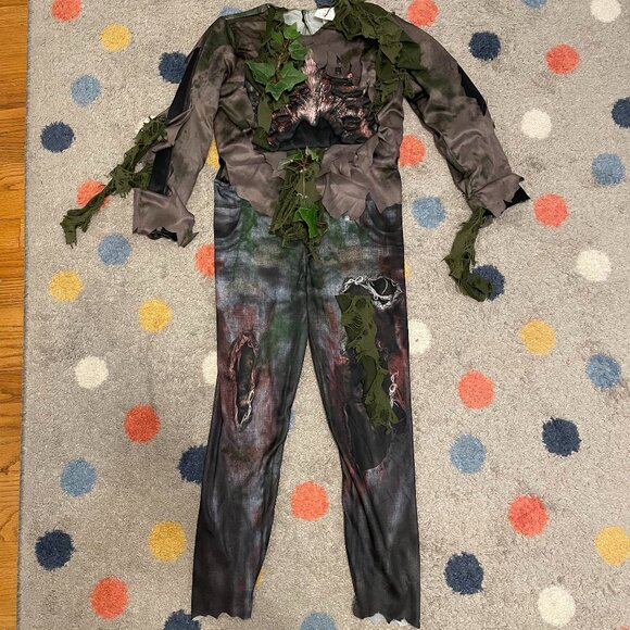 Swamp Zombie Costume Kids M (6-8ish) - Picture 1 of 9